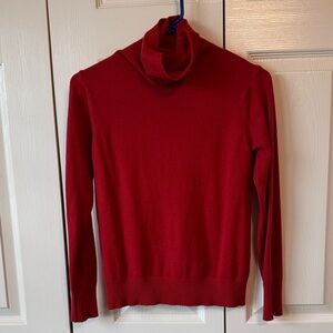 Red Turtleneck Sweater
